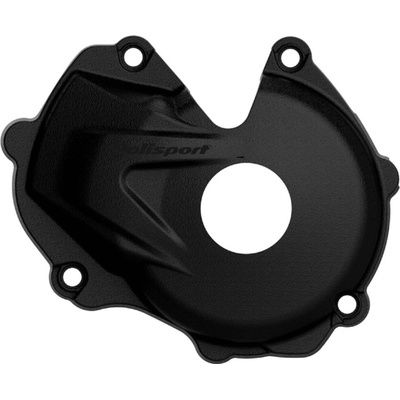 POLISPORT kryt alternátoru KAWASAKI KXF450 16-17, barva černá