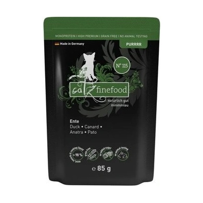 Catz finefood Purr No.115 s kačacím masom 85 g