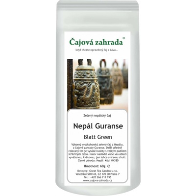 Čajová zahrada Nepál Guranse Blatt Green zelený čaj 1000 g