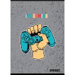 STREET Тетрадка Street, А4, квадратчета, 54л, Gaming (30030-А-GAMING)