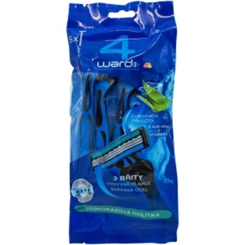 4ward Самобръсначки за еднократна употреба 4ward с 3 ножчета (5 бр. /пакет)