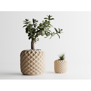 Кашпа Diamond пясъчен мат