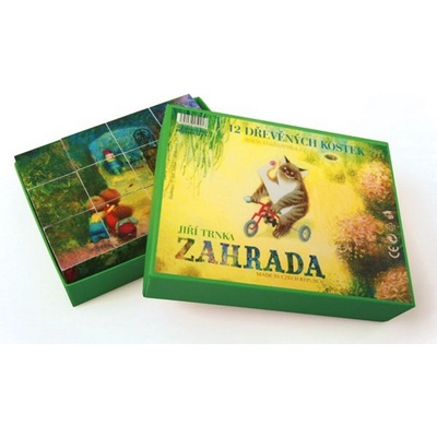 Dřevěné kostky Zahrada - Jiří Trnka