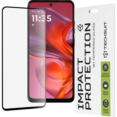 Techsuit Протектор за Motorola Moto G05 / E15 - 111D Full Cover / Full Glue Glass - Черен