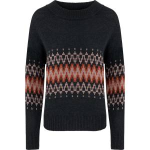 Sherpa Дамски вълнен пуловер Sherpa Women's Devaki Eco Crew Wool jumper - Black - размер XL (105-4483-0115)