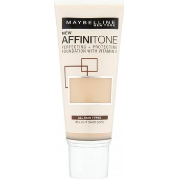 Maybelline Zjednocujúci make-up s HD pigmenty Affinitone Hydrating Tone-One-Tone Foundation 03 Light Sand Beige 30 ml