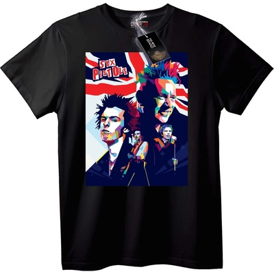 NOONEBRAND Тениска Sex Pistols "UK Флаг" - 4XL, Black