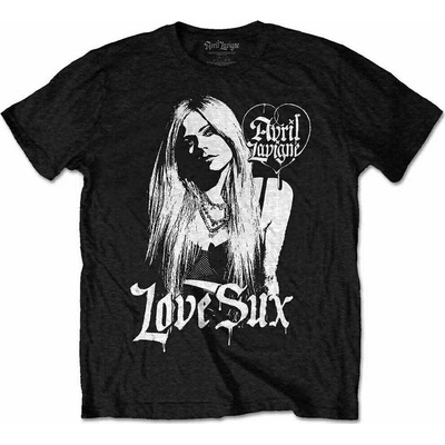Avril Lavigne tričko Love Sux čierne