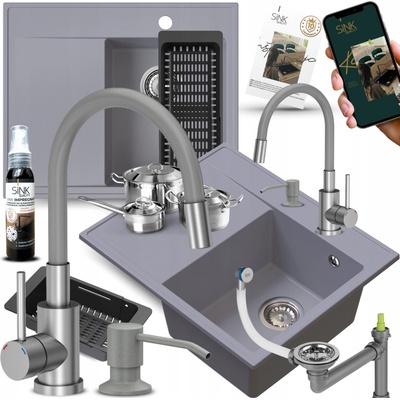 Sink Quality STILO šedá