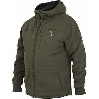 FOX Collection Sherpa Hoody Green Silver