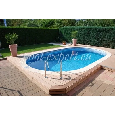 POOL EXPERT Сглобяем овален басейн 1200 х 600 х 120 см