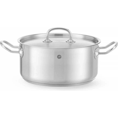 HENDI Hrnec nízký s poklicí 4,9 l 240 mm Kitchen Line 836026