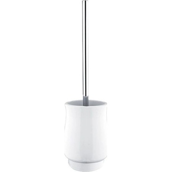 Nimco Lada Stojánkový WC kartáč, bílá/chrom 1094LA-26
