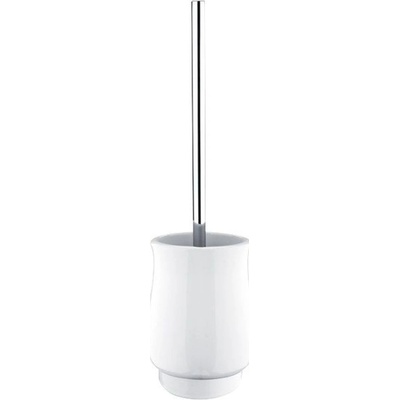 Nimco Lada Stojánkový WC kartáč, bílá/chrom 1094LA-26