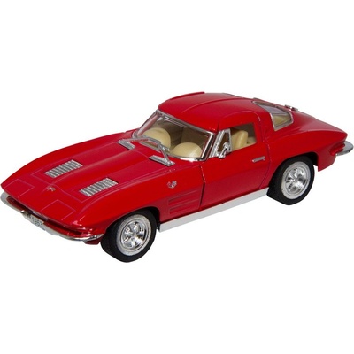 Kinsmart Corvette Sting Ray 1963 červená 1:36