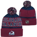 Dětská zimní čepice Colorado Avalanche Puck Pattern Cuffed