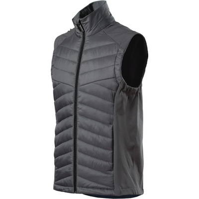 Malfini hybridní vesta pánská Cross 557 Premium light anthracite