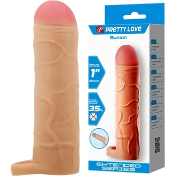 Image 1 of Пенис удължител, реалистичен и мек, 16, 5см. - Pretty Love Bunion Flesh (DEBRA01673)