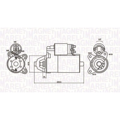 Startér MAGNETI MARELLI 063721336010