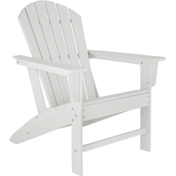 tectake 404506 zahradní židle bílá/bílá