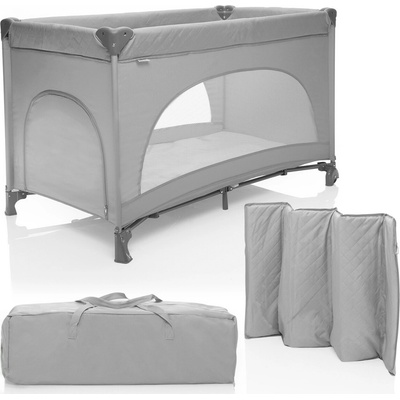 Zopa Cestovní postýlka Lely Silver Grey – Zboží Dáma