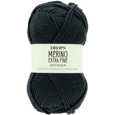 Drops Merino Extra Fine Uni Colour 55 modře černá