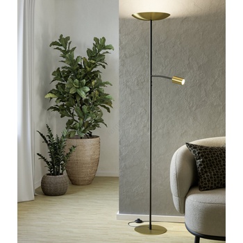 EGLO 901979 - Димируема LED стояща лампа CONIVARINO LED/26, 5W/230V +LED/4W златна (EG901979)