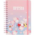 BT21 Sakura A5 notebook - mallbg Звукови карти