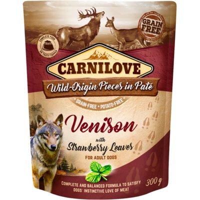 Carnilove zvěřina s listy z jahodníku 300 g