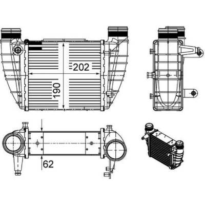 Chladič turba MAHLE CI 486 000S (CI486000S)