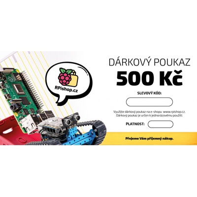 Darčekový poukaz 500 Kč