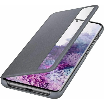 Samsung Оригинален Калъф за SAMSUNG S20 , Clear View, Сив