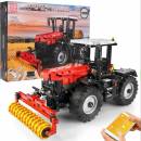 Mould King RC Traktor 4v1 + poľnohospodárske stroje Dual Mode Control 2716ks