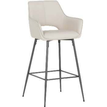 Carmen Бар стол telford 2 силиконова кожа - капучино 04 (3521318)