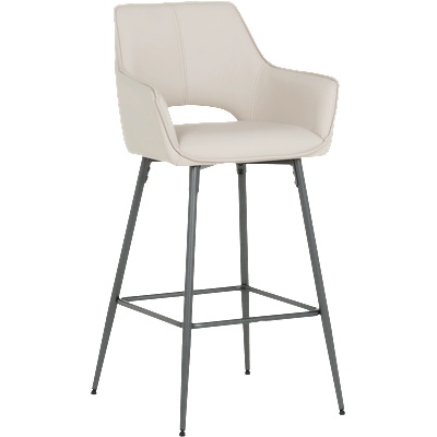 Carmen Бар стол telford 2 силиконова кожа - капучино 04 (3521318)