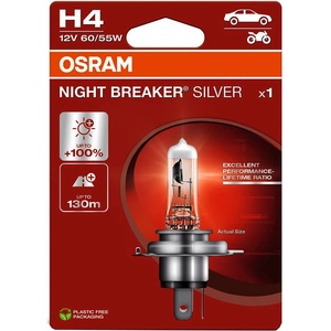 OSRAM night breaker silver 1bl h4 60/55w 3200k