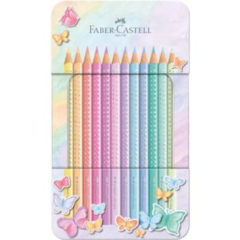 Faber-Castell Моливи Sparkle, 12 пастелни цвята, в метална к (1015120675)