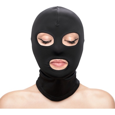 NS Novelties Fetish & Fashion Eyes & Mouth Hood Black