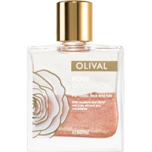 Olival Rose Gold olej se třpytkami na obličej, tělo a vlasy 50 ml