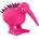 KIWI WALKER Играчка за кучета Kiwi Walker WHISTLE розова 8, 5 см