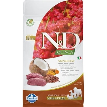 N&D Quinoa DOG Skin & Coat Venison & Coconut Mini 0,8 kg