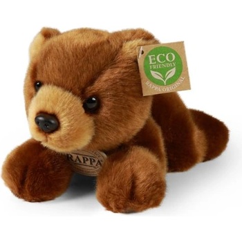 Rappa Плюшено кафяво мече легнало 20 см eco-friendly