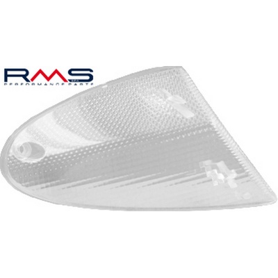 Sklo blinkru - levé přední RMS 246470145 průhledný