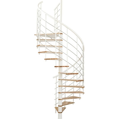 Minka STAIRS Kombinované točité schodiště Fusion buk/bílá pr. 160 cm