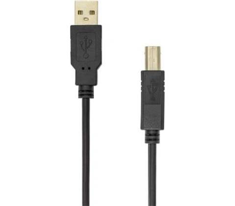 Sbox USB-1013/R usb a samec - usb b samec, 3m