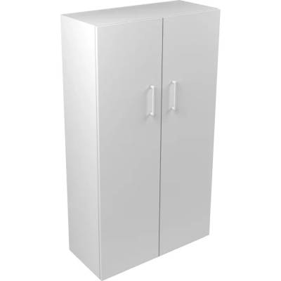 NARBUTAS Стелаж Narbutas Nova Basic, 800 x 360 x 1444 mm, бял меламин, бяла правоъгълна дръжка (Nova Basic)