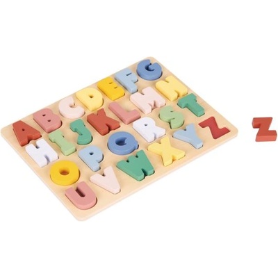 New Classic Toys Вложени дървени пъзели - цветна азбука (CLAS_10536)