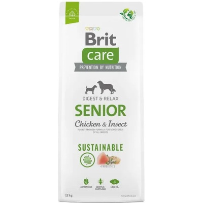 Brit Care Sustainable Senior Chicken & Insect 12 kg