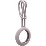  Силиконова каишка за Apple AirTag - Silicone Fexible Keychain Loop (розов)