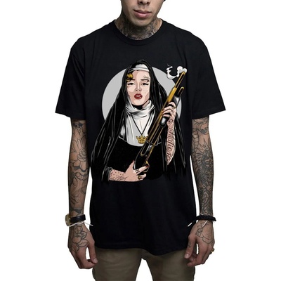 MAFIOSO мъжка тениска MAFIOSO - Sister Monroe 2.0 - ЧЕРЕН - MAF075